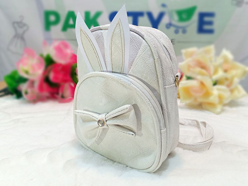 Girls Mini Backpack - White