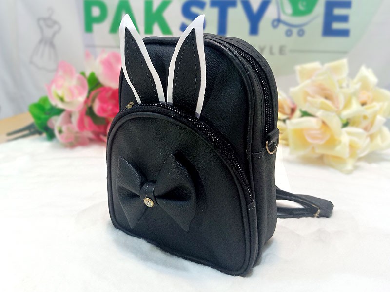 Mini Backpack for Girls - Black
