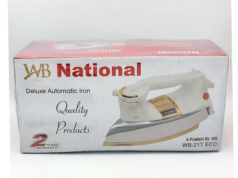 WB National Deluxe Automatic Iron WB-21T