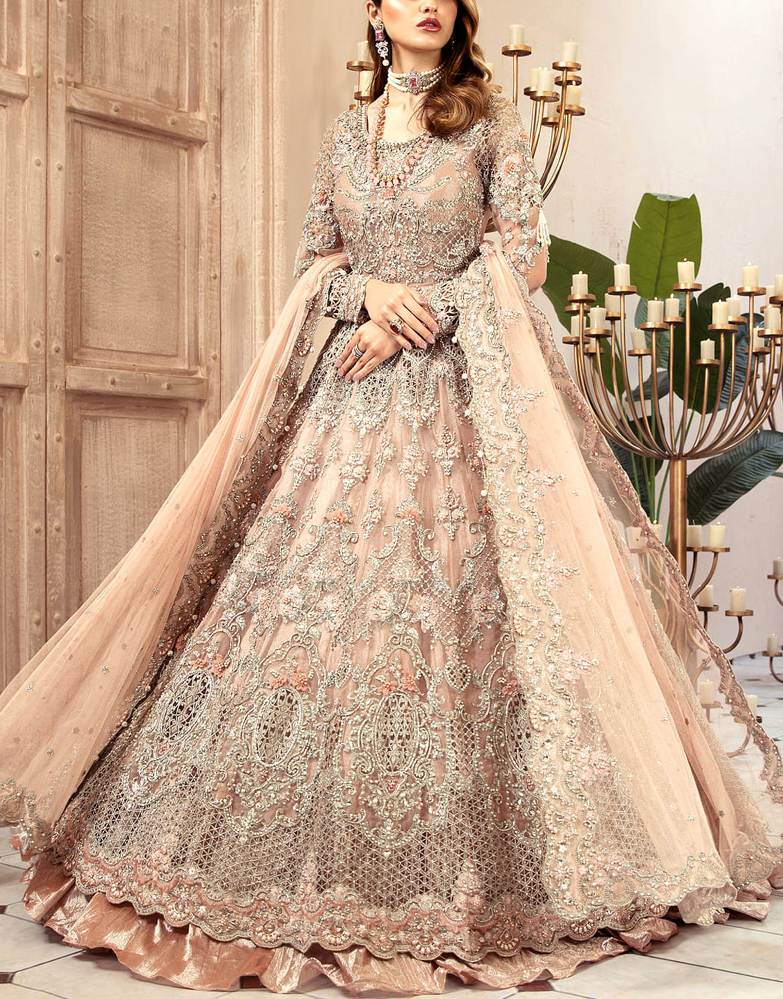 Designer Embroidered Net Dress Hit Design Price in Pakistan