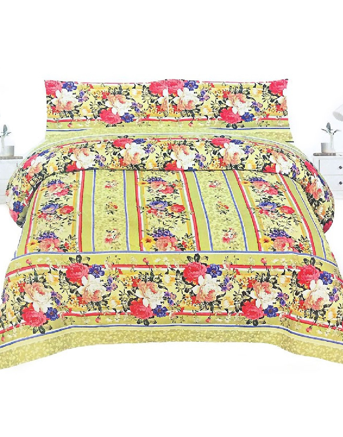 Pack of 2 Crystal Cotton Bedsheets Price in Pakistan