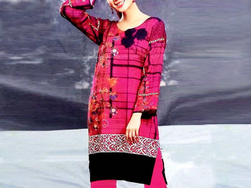 Heavy Front Panel Embroidered Khaddar Dress with Wool Shawl Dupatta Price in Pakistan