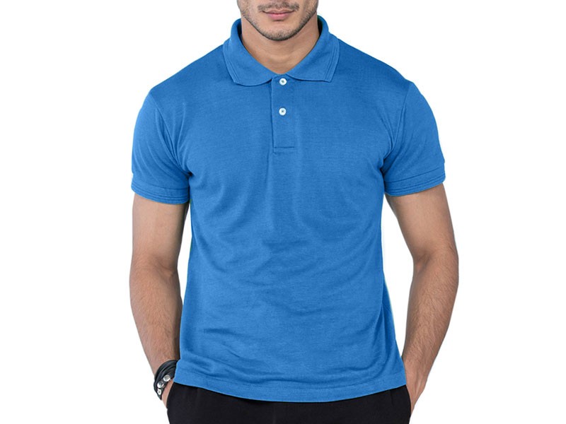 Basic Polo Shirt for Men - Royal Blue