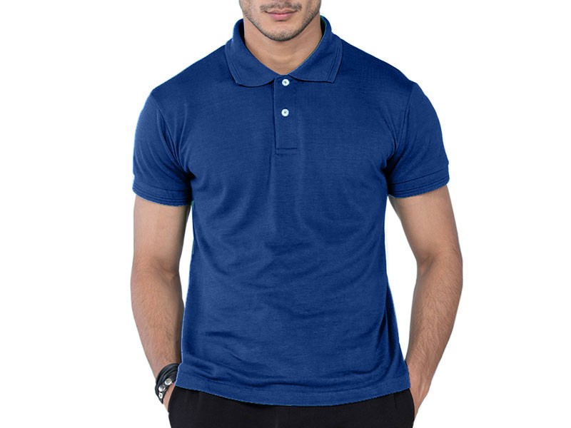 Basic Polo Shirt for Men - Navy Blue