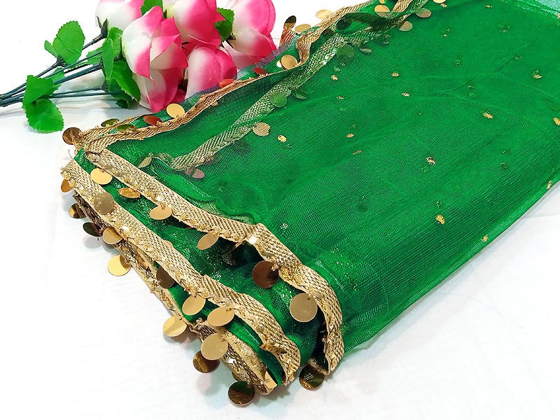 Handwork Embroidered Organza Wedding Dress with Embroidered Net Dupatta Price in Pakistan