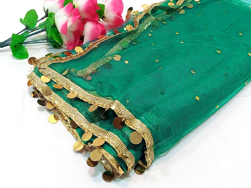 Heavy Embroidered & Handwork Organza Wedding Dress with Net Dupatta Price in Pakistan