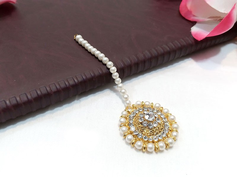 Artificial Party Wear Jewelry Set with Drop Earrings & Tikka Price in Pakistan