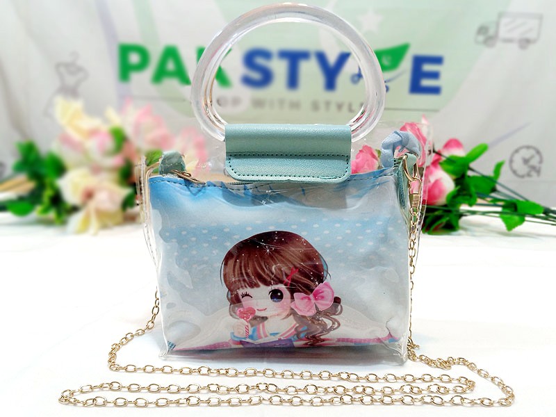 Teddy Bear Mini Backpack for Girls - Sea Green Price in Pakistan