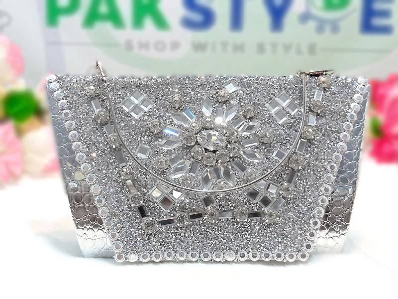 Fancy Golden Evening Clutch Bag for Wedding Price in Pakistan