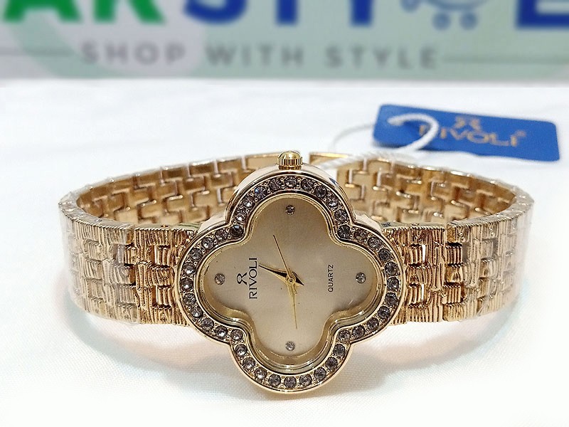Elegant White Dial Ladies Jewelry Watch Price in Pakistan