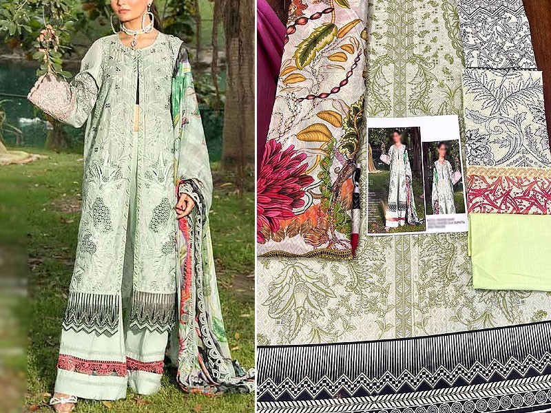 Digital Print Lawn Dress 2023 with Digital Print Silk Dupatta