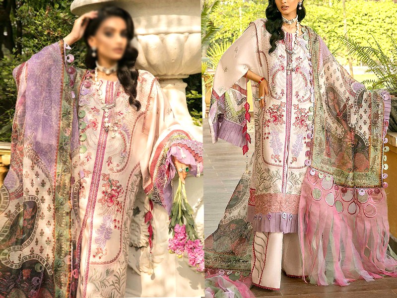 Digital Print Lawn Dress 2023 with Digital Print Silk Dupatta Price in Pakistan