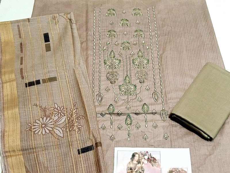 IB Bonanza Digital Print Embroidered Lawn Dress with Fancy Diamond Dupatta