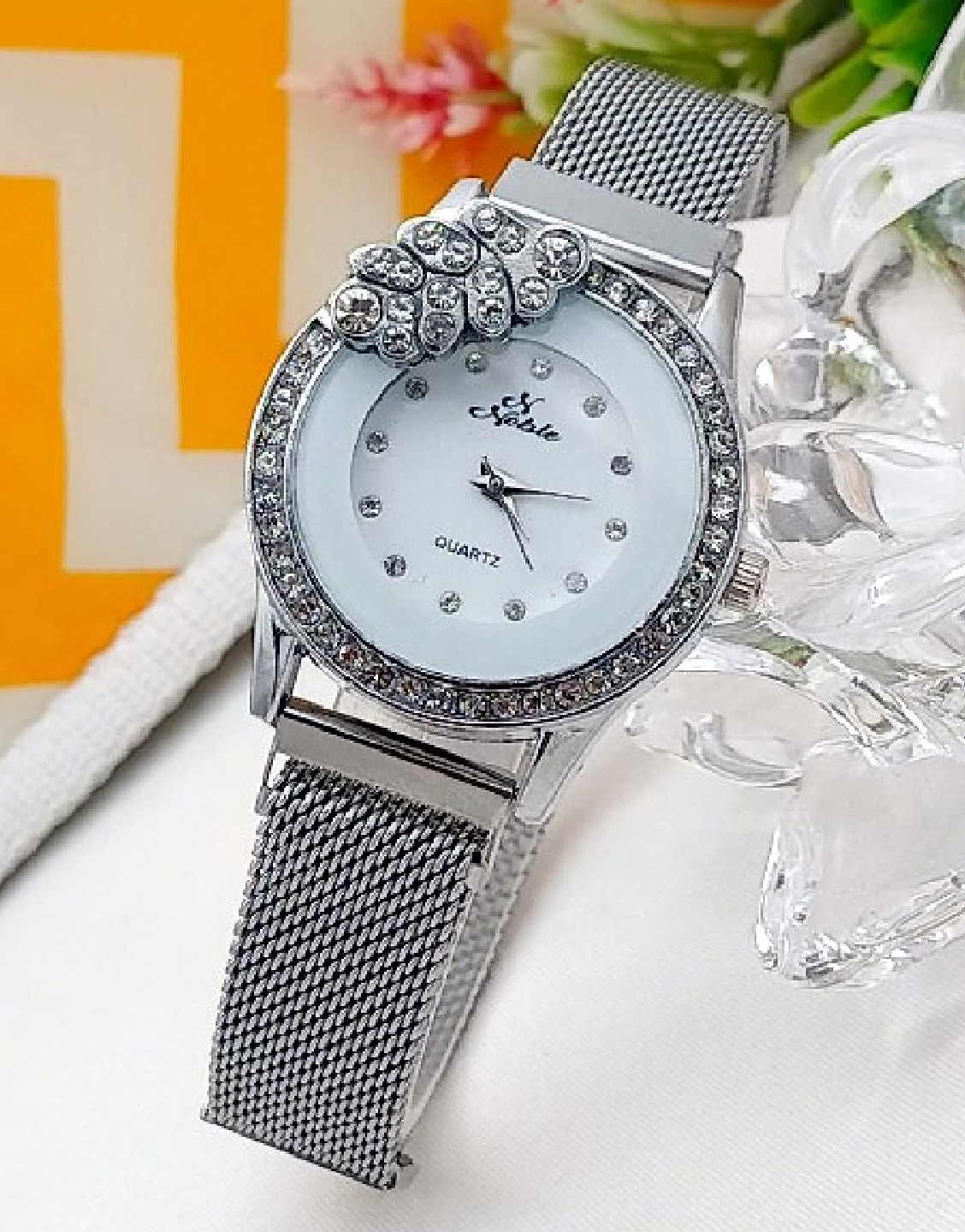 Elegant Rivoli Silver Ladies Fashion Watch Price in Pakistan