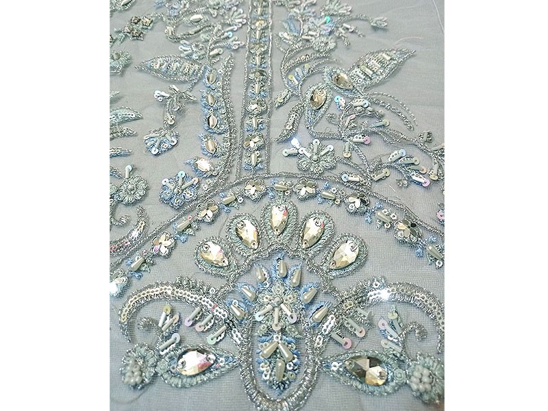 Luxury Handwork Embroidered Net Wedding Dress 2023