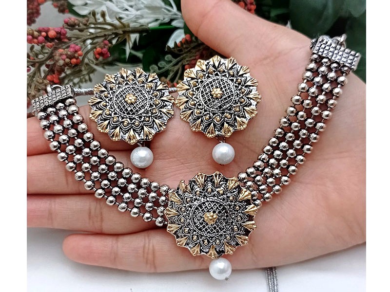Antique Finish Turkish Necklace with Earrings Price in Pakistan ...