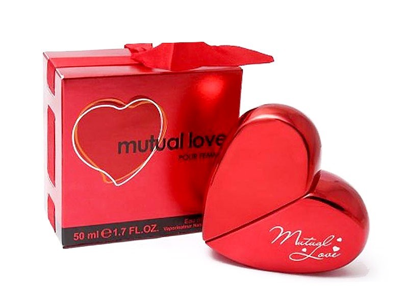 Combo of Heart Shape Necklace Set & Mutual Love Perfume for Her