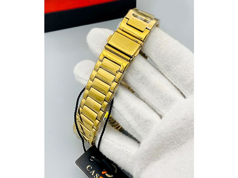 Original Cassray Men's Stainless Steel Chain Watch - Golden