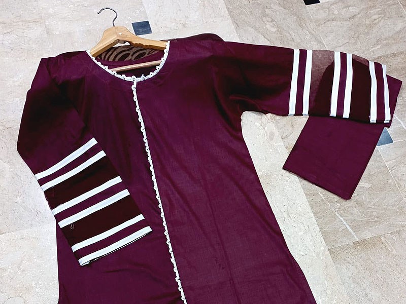 Readymade 2-Piece Cotton Dress for Girls