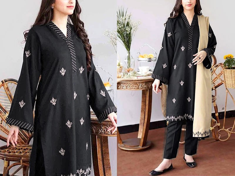 Embroidered Dhanak Dress 2022 with Dhanak Shawl Dupatta Price in Pakistan
