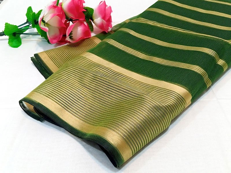 Banarsi Style Katan Silk Dress with Lining Organza Dupatta
