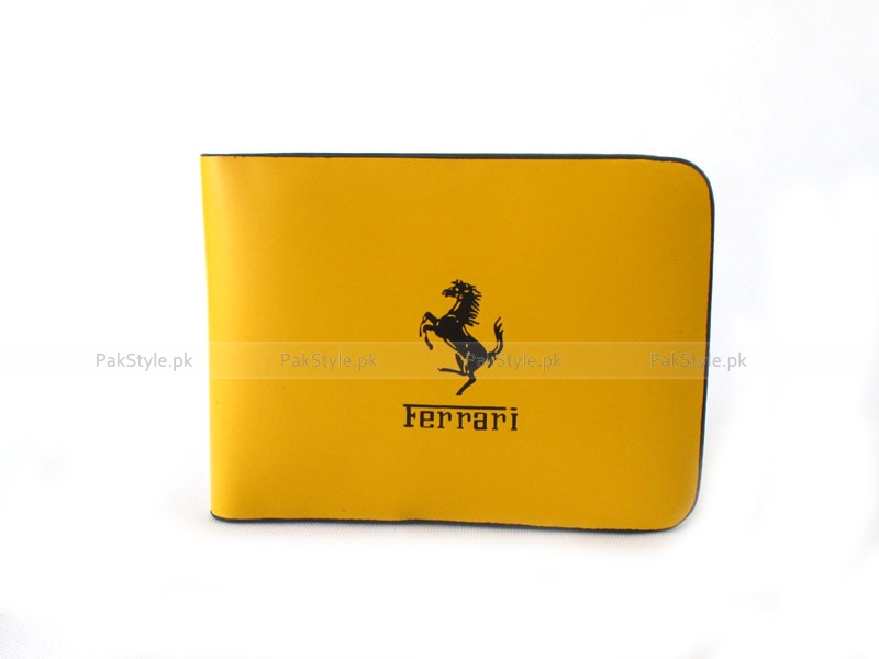 Ferrari Men's Leather Wallet Yellow Price in Pakistan (M003595) - 2022 ...