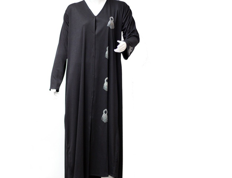 Perda Stylish Black Jersey Abaya Price in Pakistan (M005642) - 2022 ...