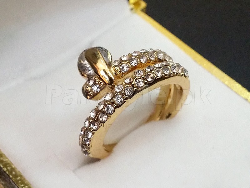 Elegant Gold Plated Ring Price in Pakistan (M008489) - 2022 Designs ...