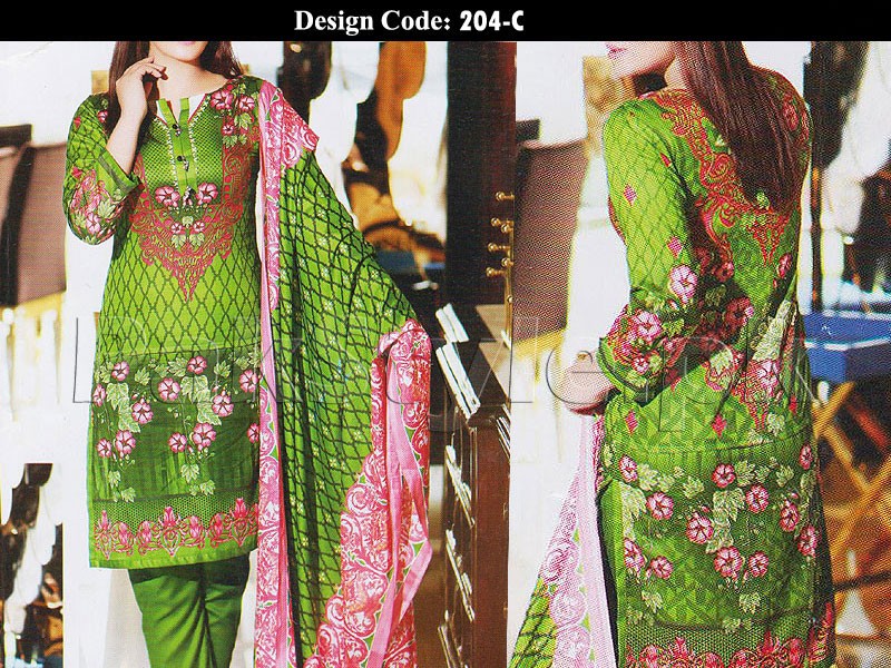 Pack of 2 Abrish Classic Lawn Suits of Your Choice
