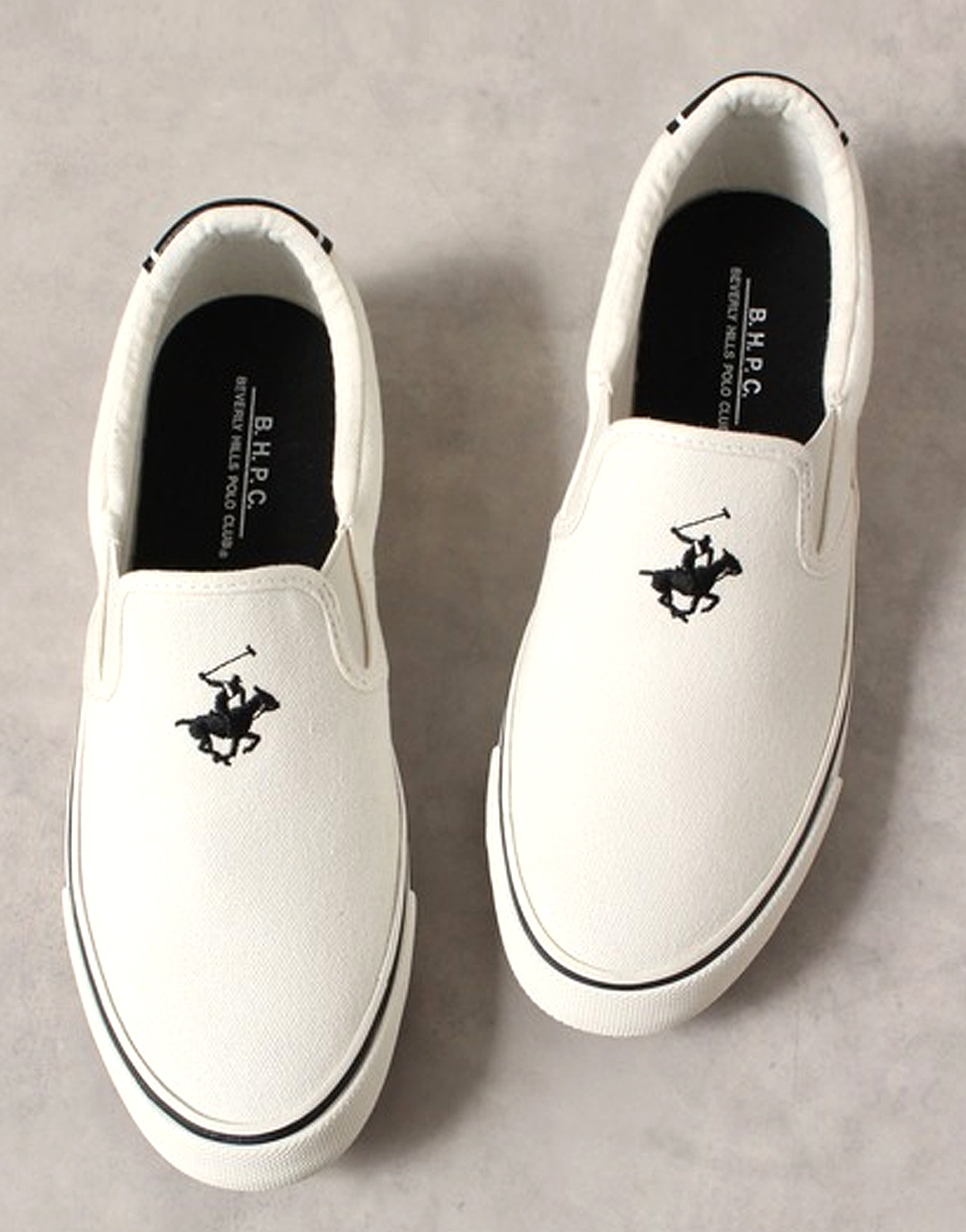 mens white canvas slip on shoes