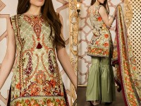 Mehariya Embroidered Lawn Dress MP-02B Price in Pakistan