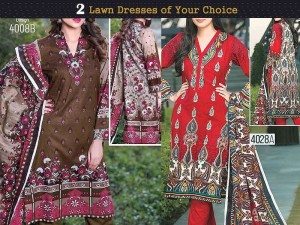 Pack of 2 Star Classic Lawn Suits of Your Choice Price in Pakistan