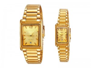 Elegant Golden Couple Watches Price in Pakistan