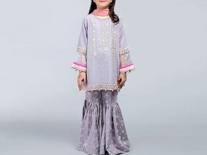 Kids 2-Piece Embroidered Lawn Suit Price in Pakistan