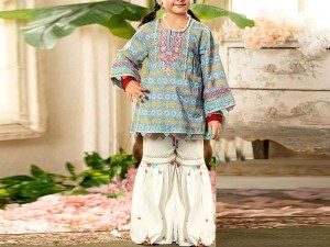 Kids 2-Pcs Embroidered Lawn Dress Price in Pakistan
