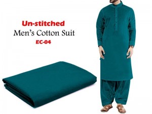Unstitched Men's Soft Egyptian Cotton Shalwar Kameez