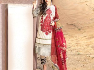 Embroidered Linen Dress with Wool Shawl Dupatta Price in Pakistan