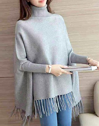 Grey Poncho Style Fleece Top for Girls - Grey