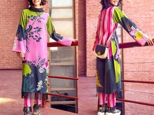 2-Pcs Unstitched Printed Lawn Dress 2021 Price in Pakistan