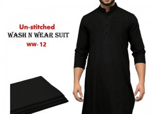 Unstitched Wash N Wear Men's Shalwar Kameez Price in Pakistan