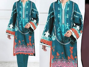 Embroidered Dhanak Suit with Dhanak Shawl Dupatta