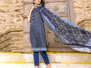 Digital Print Khaddar Dress 2021 with Digital Print Pashmina Shawl Price in Pakistan