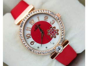Noble Stone Studded Fashion Watch for Girls