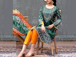 Digital Print Linen Suit 2021 with Printed Linen Dupatta Price in Pakistan