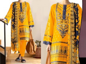 Embroidered Khaddar Dress 2021 with Wool Shawl