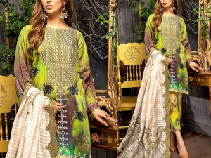 Embroidered Marina Suit 2021 with Marina Shawl Dupatta Price in Pakistan