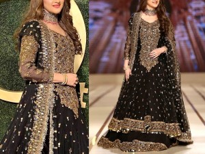 Mirror Work Heavy Dori Embroidered Net Maxi Dress 2021 Price in Pakistan