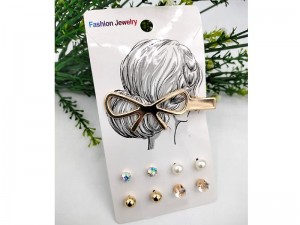 Hair Clip and Ear Studs Combo Set Price in Pakistan