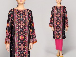 2-Piece Heavy Embroidered Lawn Dress 2022