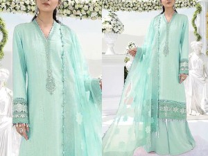 Handwork Heavy Embroidered Organza Wedding Dress 2022 Price in Pakistan